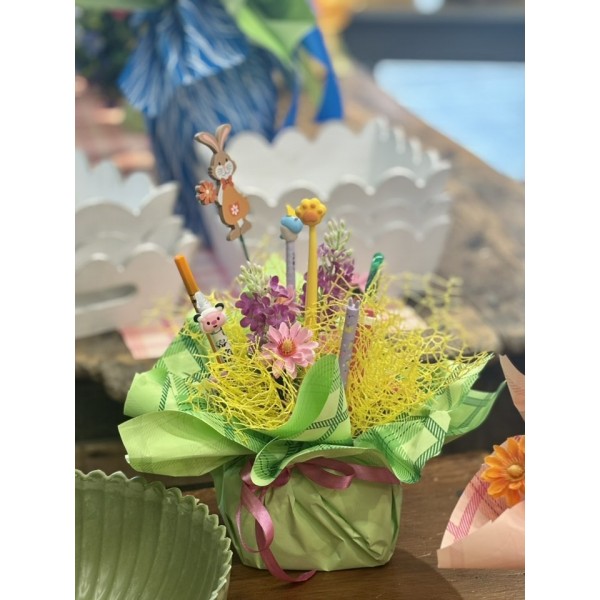 BOUQUET FIORI E PENNE