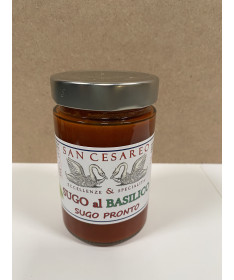 SAN CESAREO SUGO AL BASILICO 300GR.